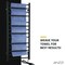 Anzzi Elgon 14Bar Carbon Steel Wall Mounted Electric Towel Warmer Rack in Matte Black TW-WM105MB - alternate 5
